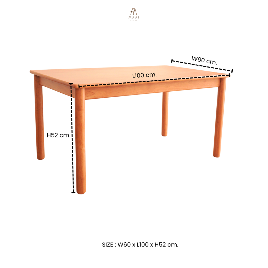 Yuna Table ขนาด W60 x L100 x H52 ซม.